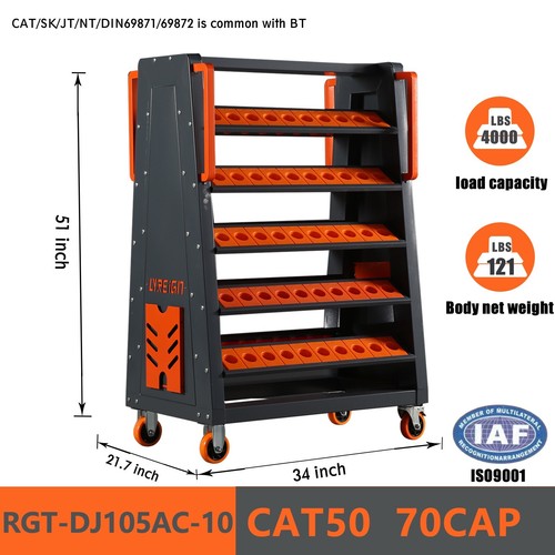 Cnc tool rack cat50 70pcs - rack,
